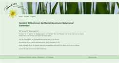 Desktop Screenshot of mosimann-gartenbau.ch
