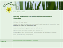Tablet Screenshot of mosimann-gartenbau.ch